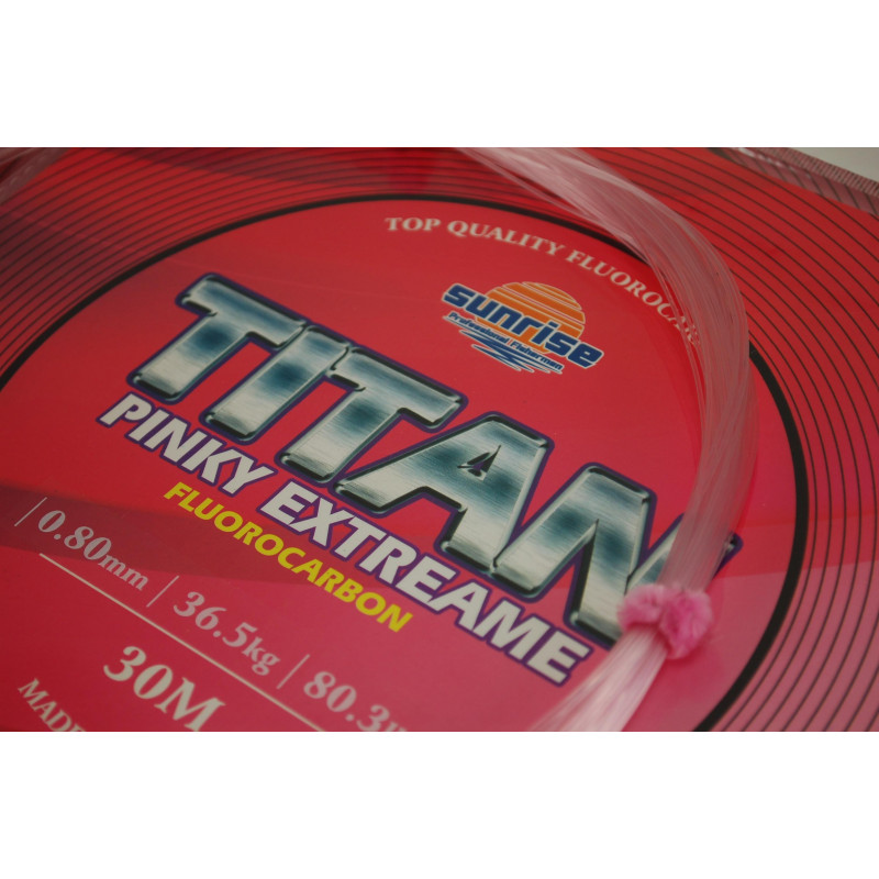 FLUOROCARBON 100% SUNRISE TITAN PINKY