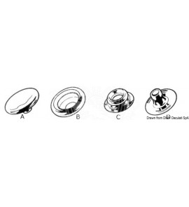 BOTTONI A SCATTO INOX