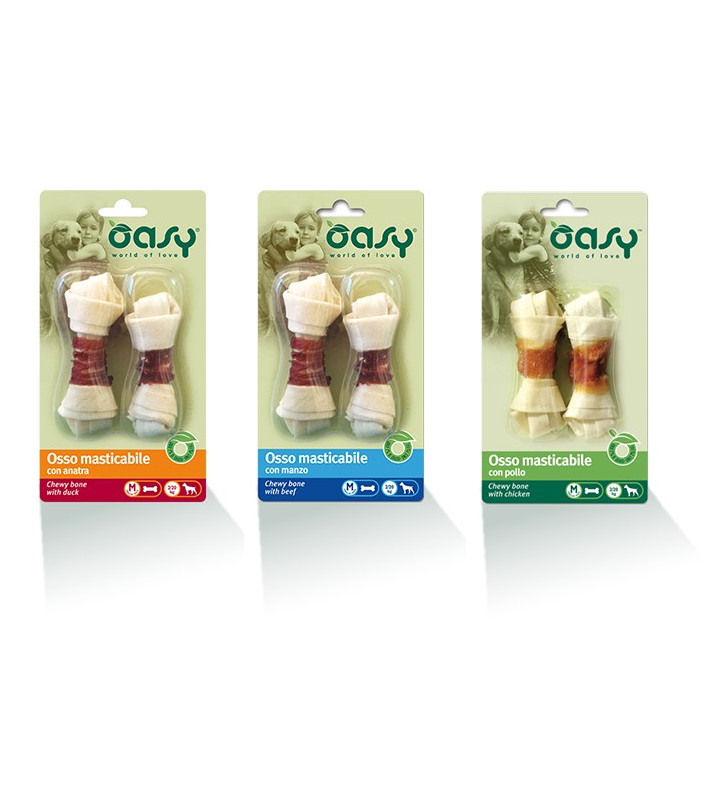 OASY OSSO MASTICABILE CON ANATRA TAGLIA S BLISTER (6 PZ)