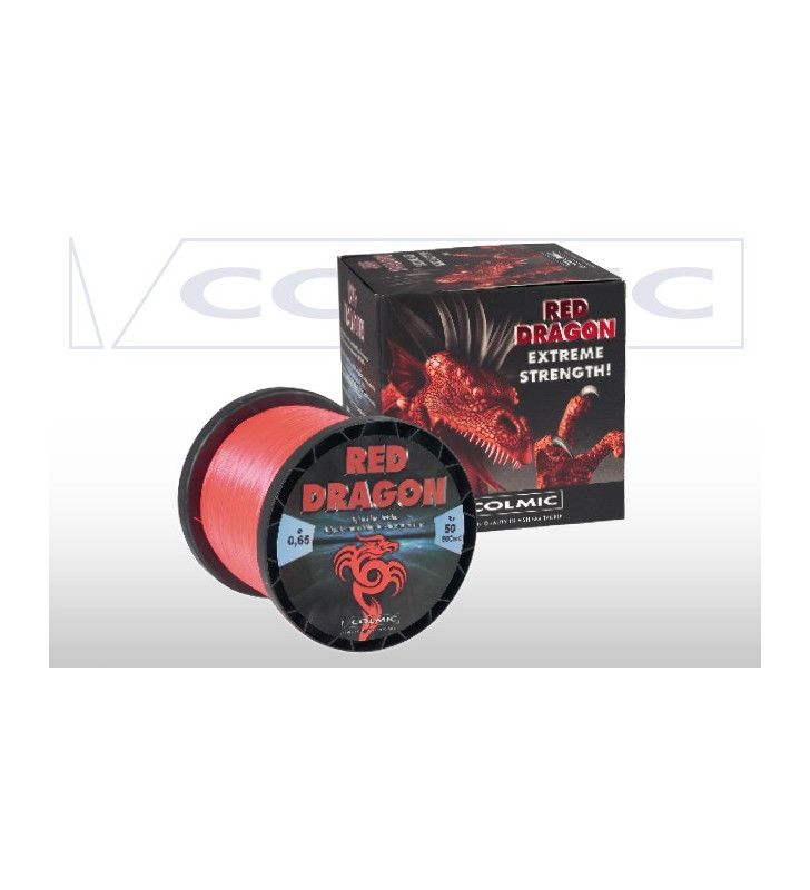 MONOFILO COLMIC - RED DRAGON -  DIAMETRO 0.400 - 600 MT