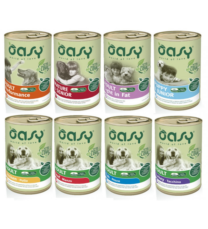 OASY PATE' PER CANI DI TUTTE LE TAGLIE 400GR