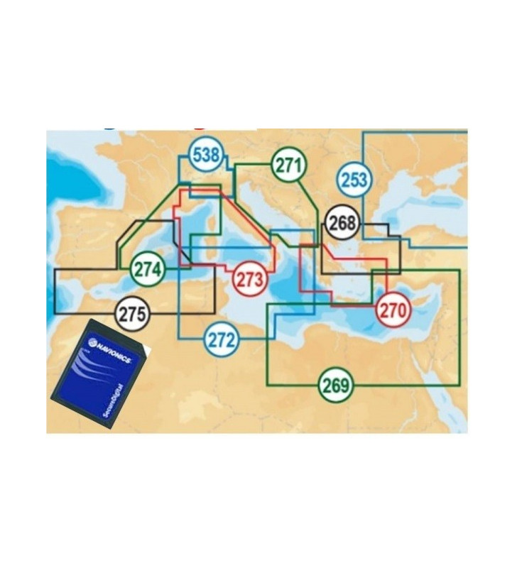 NAVIONICS CARTOGRAFIA GOLD SMALL- SD/MICROSD O COMPACT FLASH