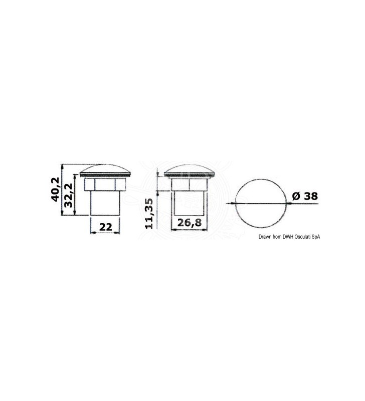 LUCE CORTESIA A LED QUADRA BIANCA ART.1318512