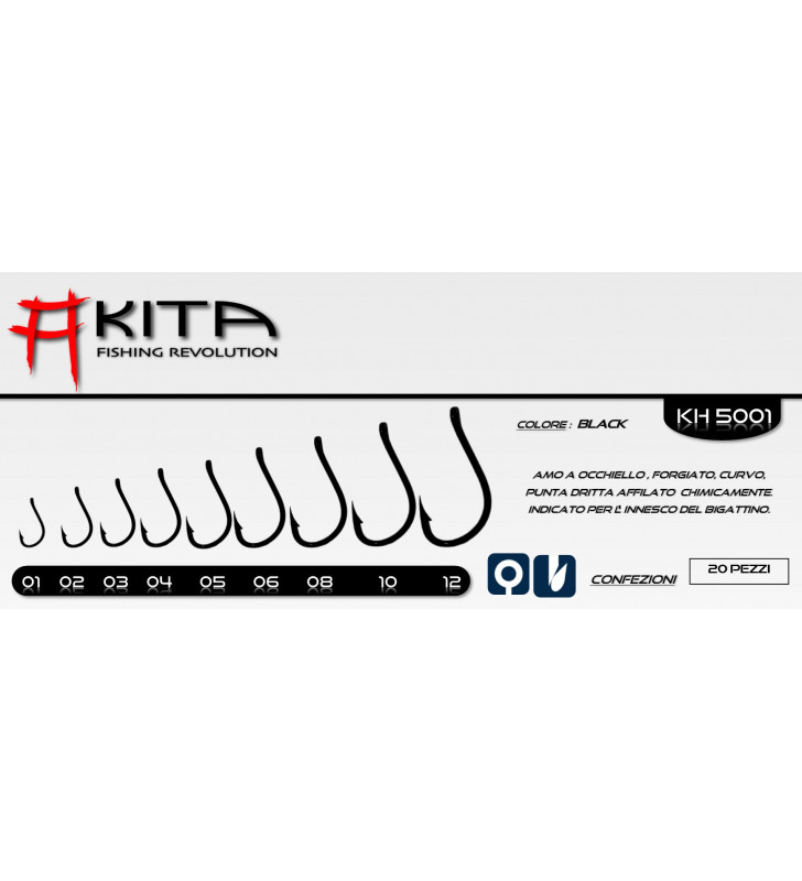 AMI AKITA KISU HOOKS KH 3002