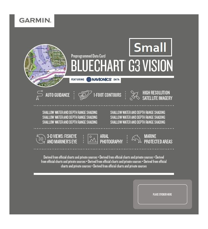 CARTOGRAFIA GARMIN G3 VISION SMALL AREA