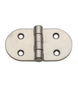 BISQUIT HINGE 37X39MM IN STAINLESS STEEL