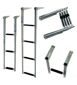 STAINLESS STEEL LADDER SPIRIT SERIES 3 STEPS