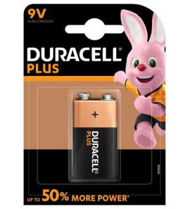 DURACELL PLUS POWER 9V TRANSISTOR