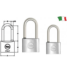 LONG ARCO YALE MARINE PADLOCK