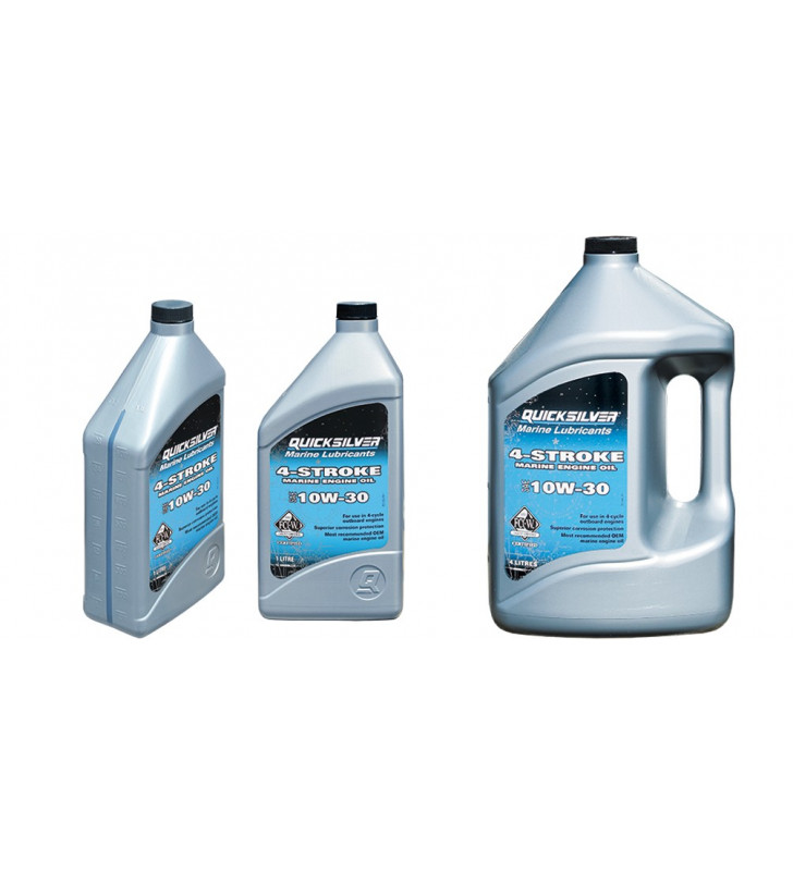 Quicksilver 4-Stroke SAE 10W-30 Outboard Oil, Gallon, 42% OFF