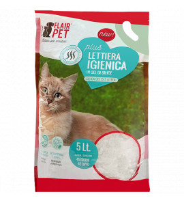 FLAIRPET LETTIERA IGIENICA IN GEL DI SILICE NATURALE 5 LT