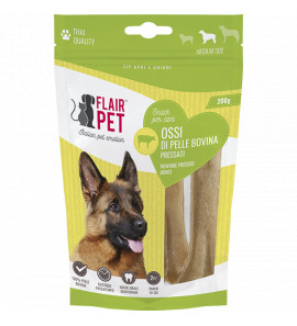 FLAIR PET OSSI DI PELLE BOVINA PRESSATI 200g 16CM