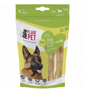 FLAIR PET OSSI DI PELLE BOVINA PRESSATI 70g 11CM