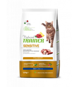 NATURAL TRAINER ADULT SENSITIVE NO GLUTEN CON ANATRA 1,5KG