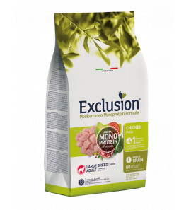 EXCLUSION MEDITERRANEAN ADULT LARGE BREED CHICKEN 12KG