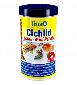 TETRA CICHLID COLOUR MINI PELLETS 500ML