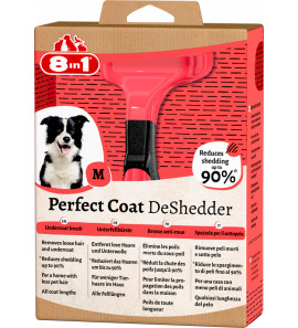 8IN1 PETTINE M PERFECT COAT DESHEDDER CANE