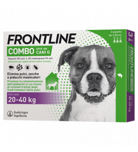 FRONTLINE COMBO CANI GRANDI 20-40KG 3 PIPETTE