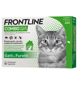 FRONTLINE COMBO CATS AND FERRETS 3 PIPETTES