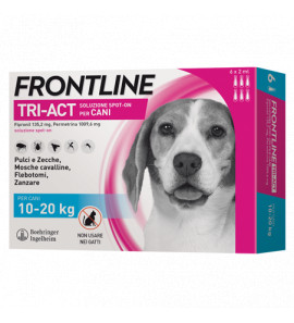 FRONTLINE TRI-ACT FOR DOGS 10-20KG 6 PIPETTES