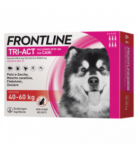 FRONTLINE TRI-ACT FOR DOGS 40-60KG 6 PIPETTES