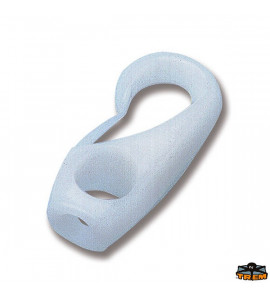 TREM SNAP HOOK IN WHITE NYLON