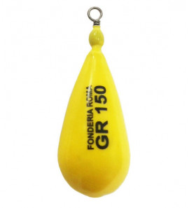 FOUNDRIA ROMA PERA WITH YELLOW PLASTIC-COATED SWIVEL