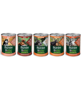 MONGE BWILD BOCCONI IN SALSA PER CANE GRAIN FREE 400GR