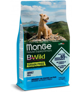 MONGE BWILD CROCCANTINI ALL BREEDS ACCIUGHE PATATE E PISELLLI