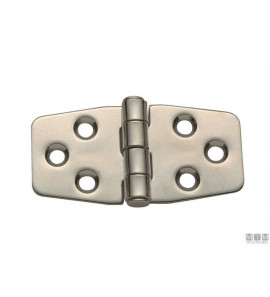 MTM BISQUIT HINGE H43 x L76 MM IN STAINLESS STEEL