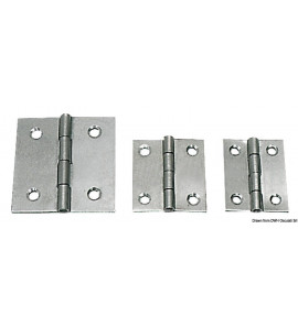 HINGE IN STAINLESS STEEL AISI 316 30x30