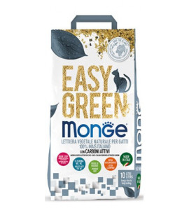 MONGE EASY GREEN CORN LITTER WITH COAL 10 LITERS