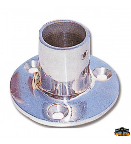 STRAIGHT ROUND STAINLESS STEEL BASE IN STAINLESS STEEL