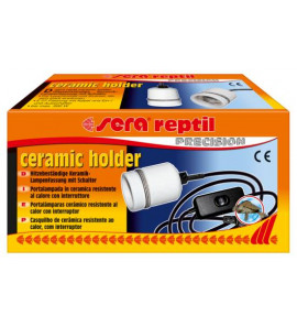 SERA REPTIL CERAMIC HOLDER PORTALAMPADA IN CERAMICA