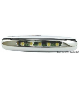OSCULATI LUCE CORTESIA A LED CROMATA 5LED LUCE BIANCA