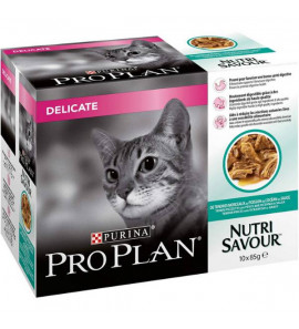 PURINA DELICATE PESCE DELL'OCEANO IN SALSA NUTRI SAVOUR 10X85G