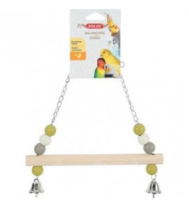 ZOLUX WOODEN SWING WITH METAL CHAIN