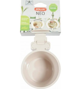 ZOLUX MANGIATOIA BEIGE NEO IN PLASTICA