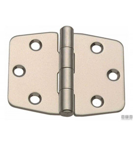 MTM SQUARE LARGE H60 X L74 2MM HINGE IN STAINLESS STEEL