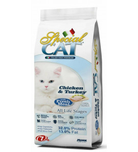 MONGE SPECIAL CAT CROCCANTINI POLLO E TACCHINO 7KG