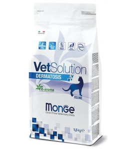 MONGE VETSOLUTION CAT DERMATOSIS 1.5KG