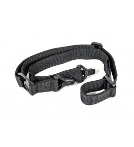 CINGHIA A DUE PUNTE BLACK RIVER SLING NERA 100% NYLON