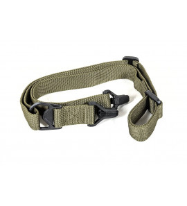 CINGHIA A DUE PUNTE BLACK RIVER SLING GREEN 100% NYLON