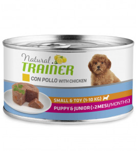 NATURAL TRAINER PUPPY & JUNIOR MINI AL POLLO 150GR