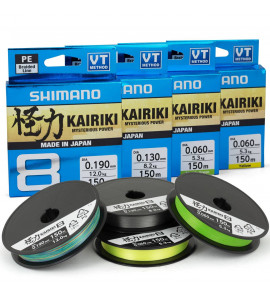 SHIMANO TRECCIA KAIRIKI 8CAPI 150 MT YELLOW