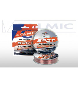 COLMIC SPOT TAPERED MONOFILO CON SHOCK LEADER MULTICOLOR