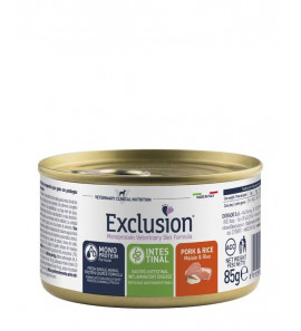 EXCLUSION DIET CAT INTESTINAL MAIALE E RISO 85GR