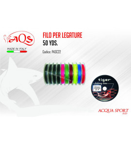 AQS FILO PER LEGATURE 50 YDS VARI COLORI