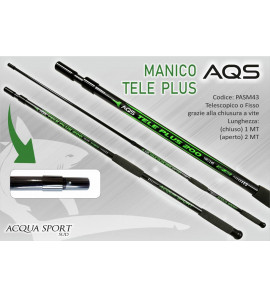 AQS MANICO GUADINO TELEPLUS FIBRA 2.00 MT