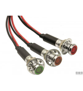 MTM LED WARNING LIGHT 8mm 12V